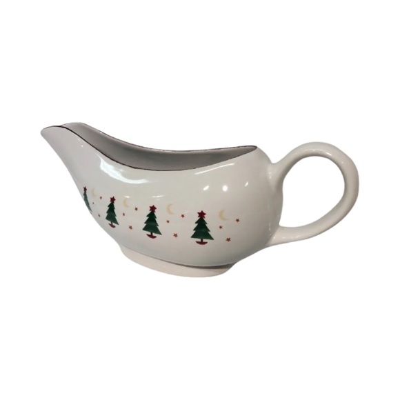 Sakura Debbie Mumm Magic of Santa Ceramic Porcelain Gravy Boat Christmas Tree - Picture 6 of 9